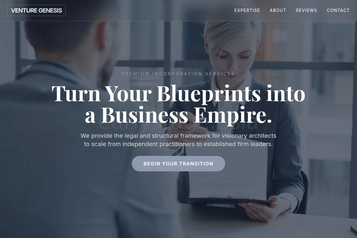 Architect Business Incorporation