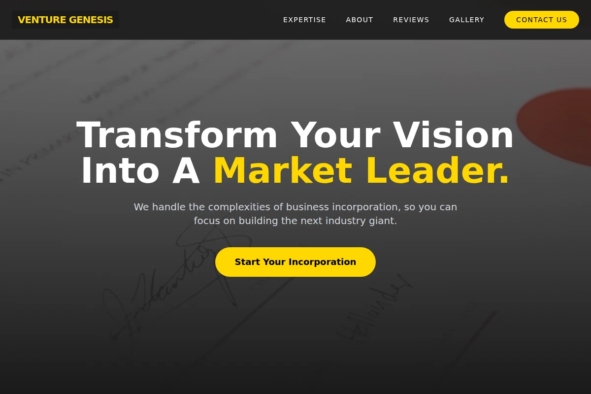Venture Business Incorporation