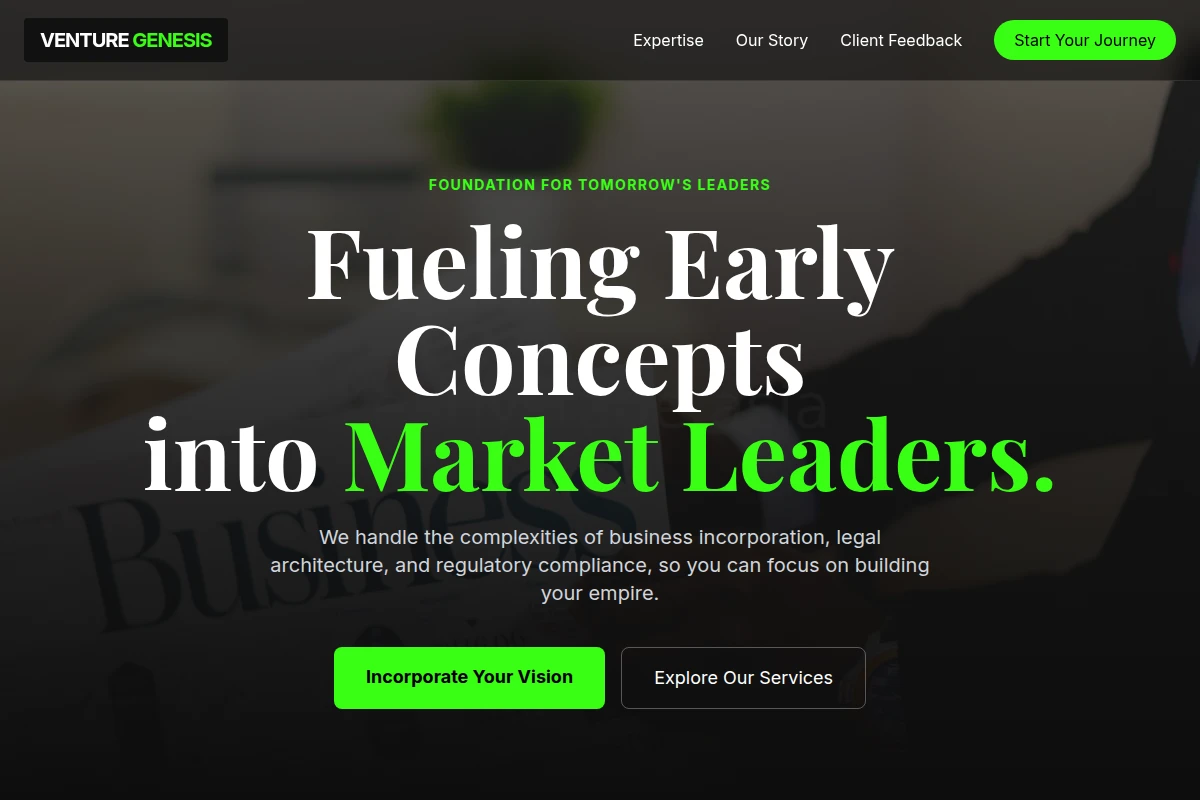 Seed Business Incorporation