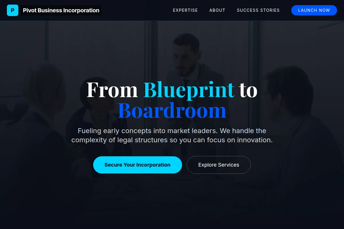 Pivot Business Incorporation