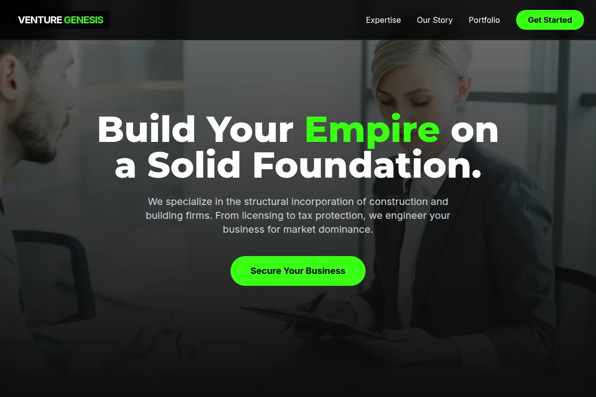 Builder Business Incorporation